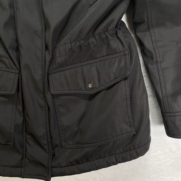 S13/NYC Winter Coat Womens Small puffer parka Faux Fur Hood lining penny lane - Picture 2 of 16